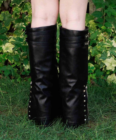Cover Long Boots with Studs