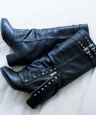 Cover Long Boots with Studs