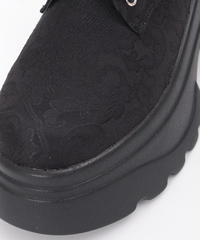 Chinese Button Lug Sole Boots