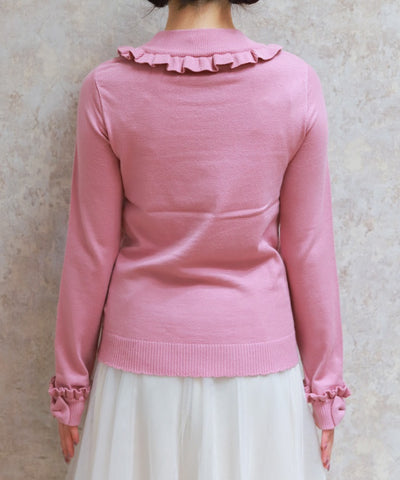Triple Ribbon Knit Pullover