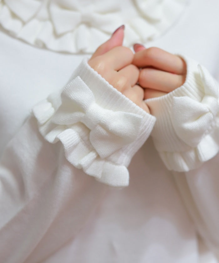 Triple Ribbon Knit Pullover