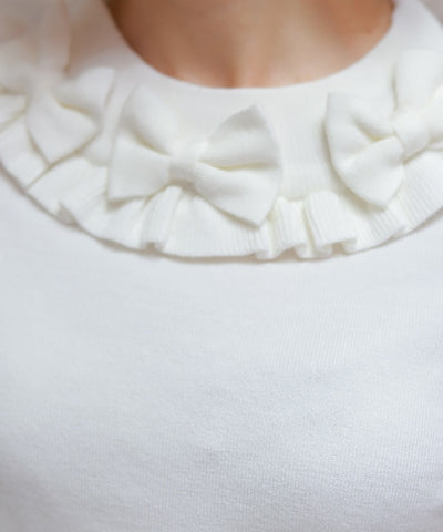 Triple Ribbon Knit Pullover