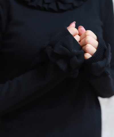 Triple Ribbon Knit Pullover