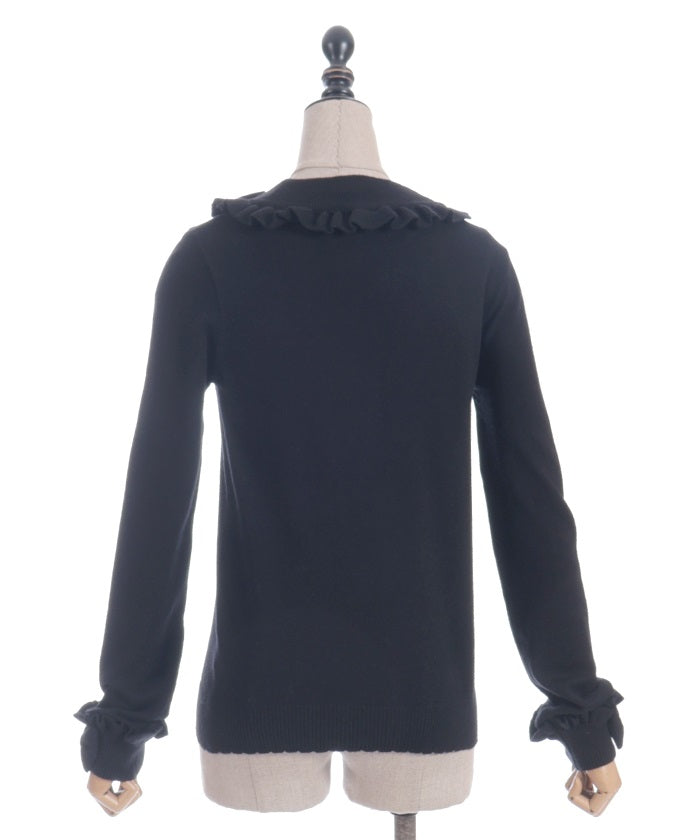 Triple Ribbon Knit Pullover