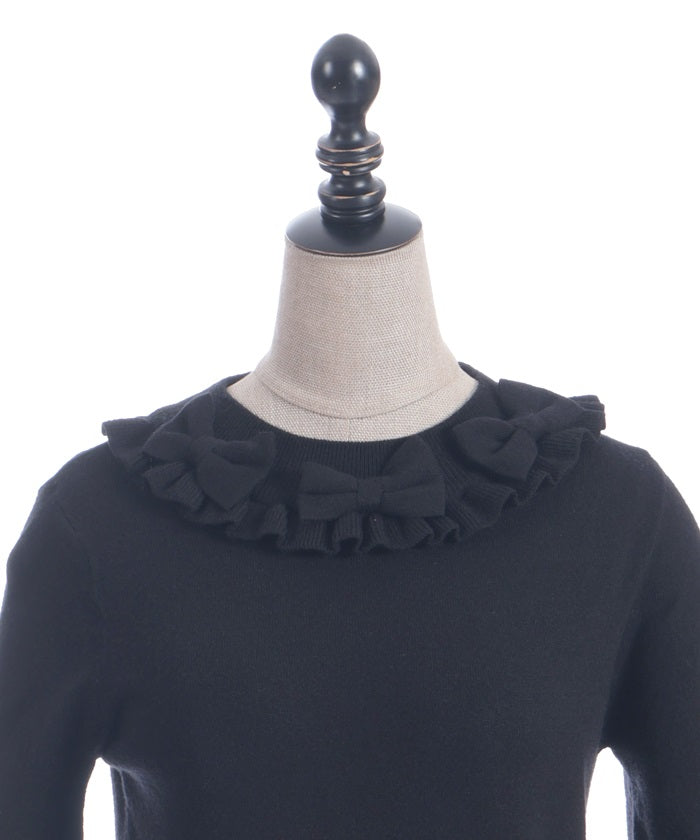 Triple Ribbon Knit Pullover