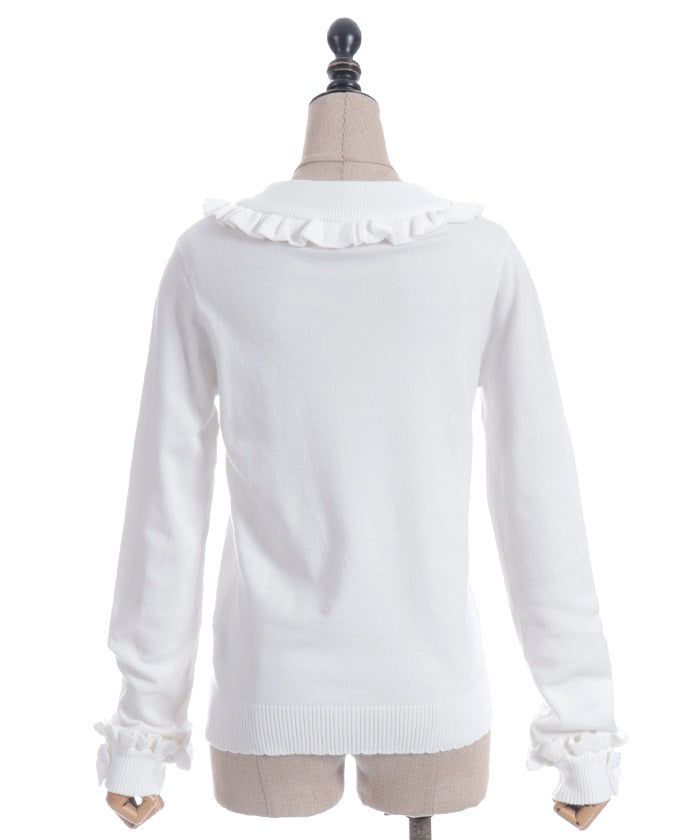 Triple Ribbon Knit Pullover