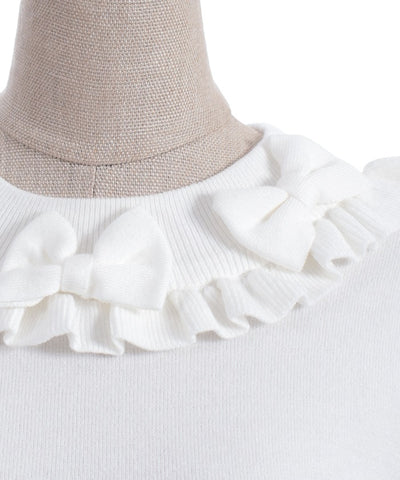 Triple Ribbon Knit Pullover