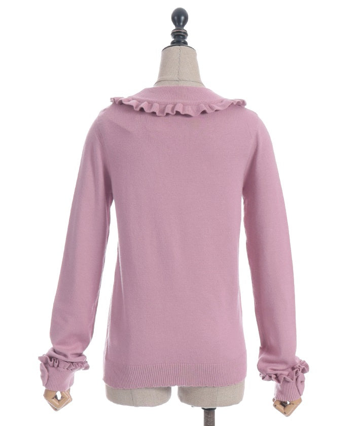 Triple Ribbon Knit Pullover