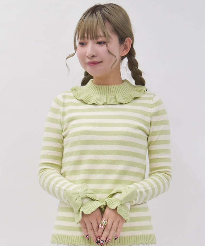 Striped Knit Pullover