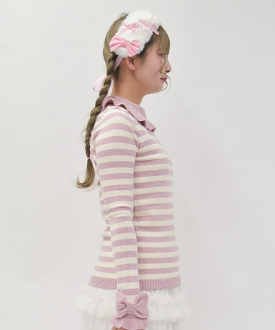 Striped Knit Pullover