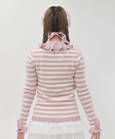 Striped Knit Pullover