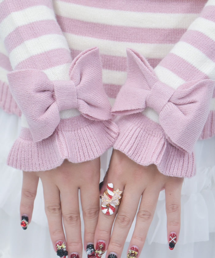 Striped Knit Pullover