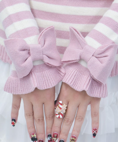 Striped Knit Pullover