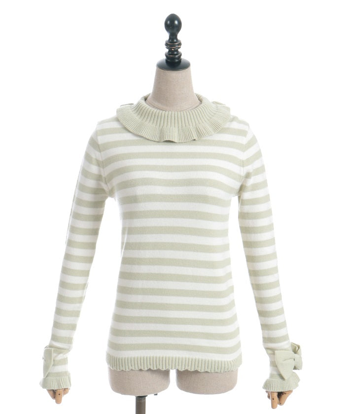 Striped Knit Pullover