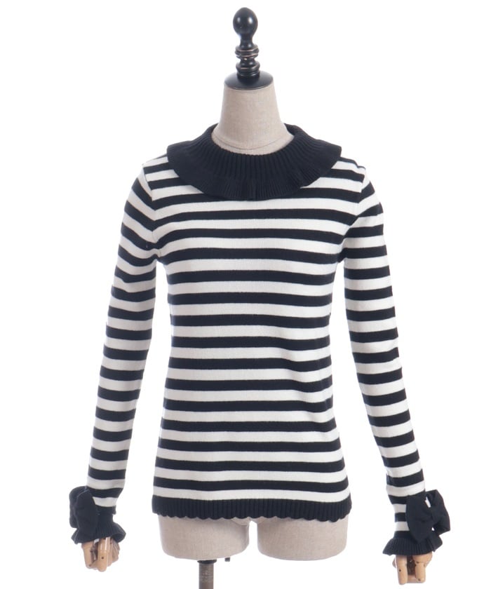 Striped Knit Pullover