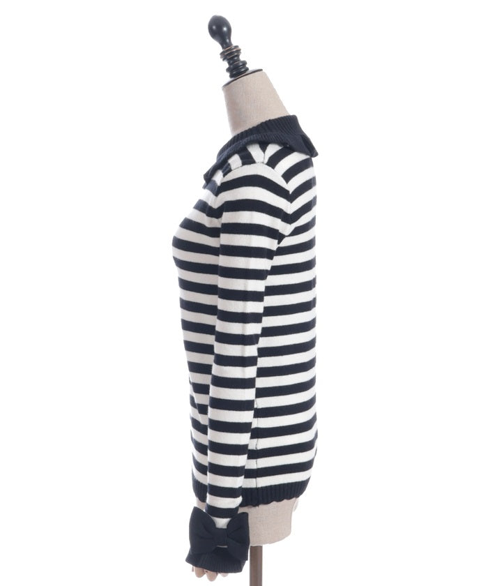 Striped Knit Pullover