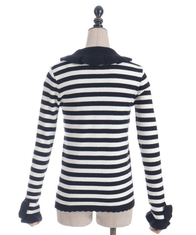 Striped Knit Pullover