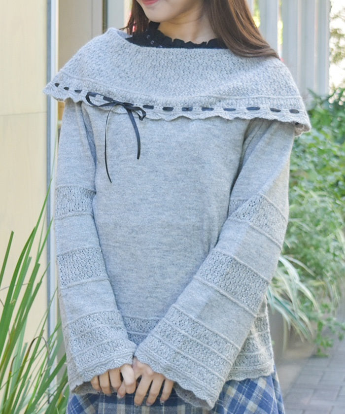 Rose Corsage Knit