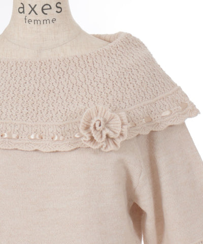 Rose Corsage Knit