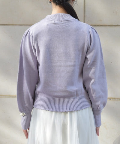 Chinese Button Knit Pullover