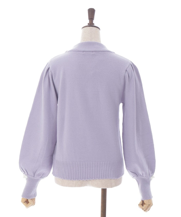 Chinese Button Knit Pullover