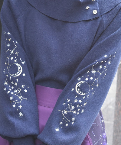 Asterism Embroidery Knit Pullover
