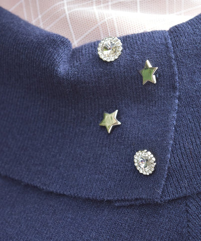 Asterism Embroidery Knit Pullover