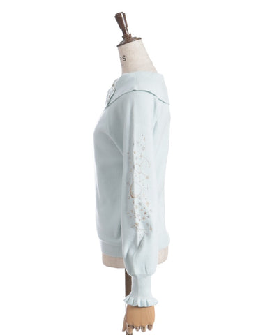 Asterism Embroidery Knit Pullover