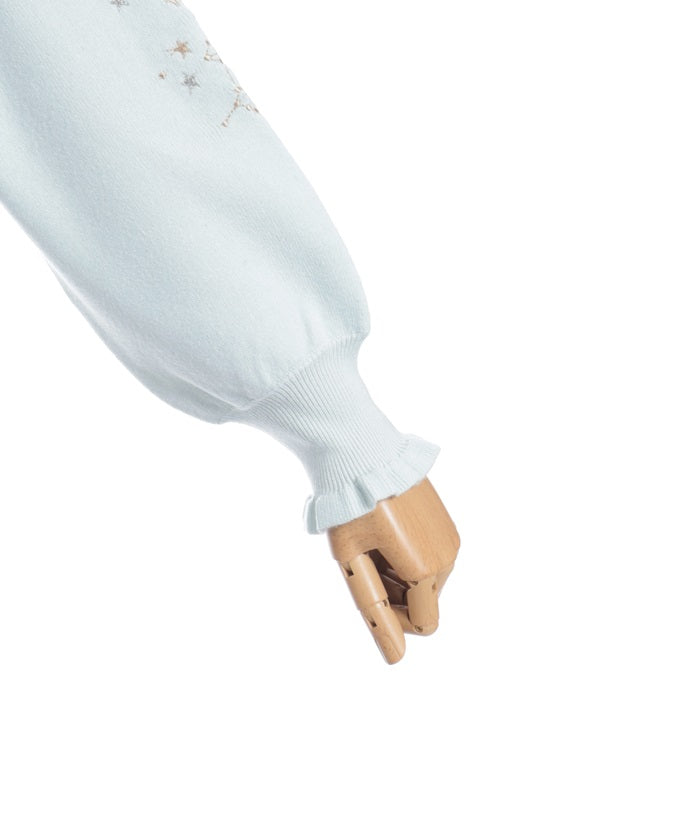 Asterism Embroidery Knit Pullover