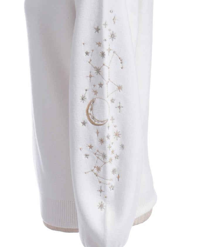 Asterism Embroidery Knit Pullover