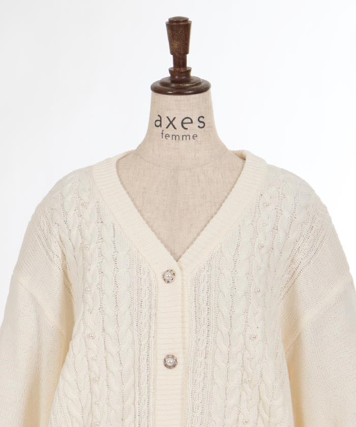 美品♡Deuxieme Classe Cable Scarf Cable Knit Melange Scarf | Beechfield Original Headwear