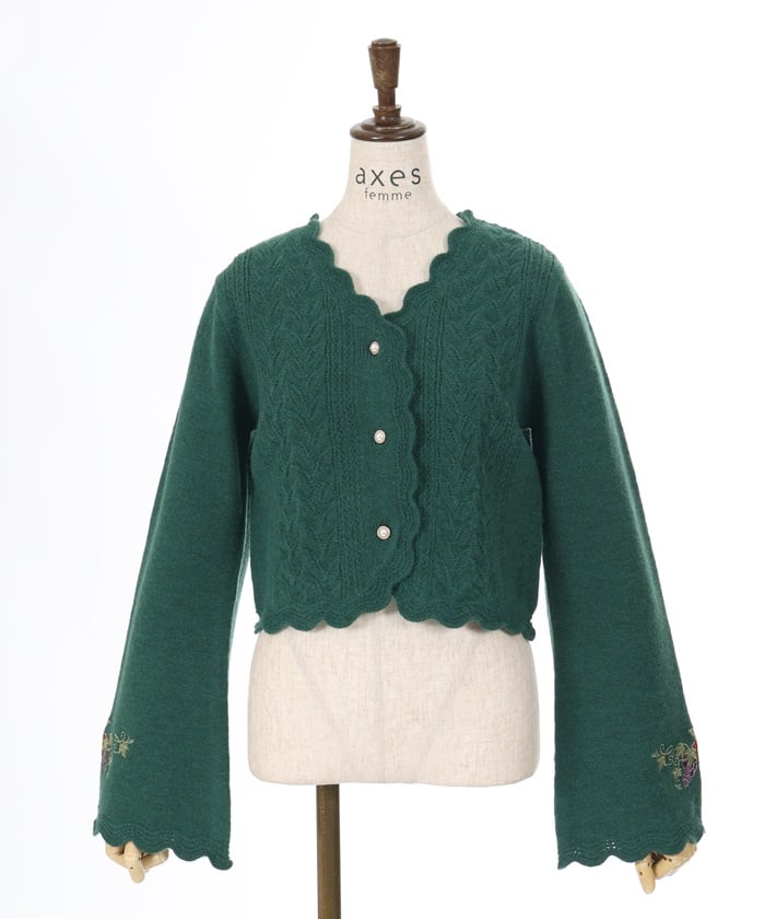 Seasonal Fruits Knit Cardigan