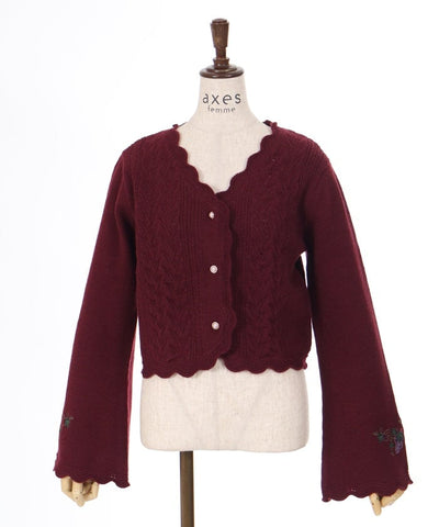 Seasonal Fruits Knit Cardigan