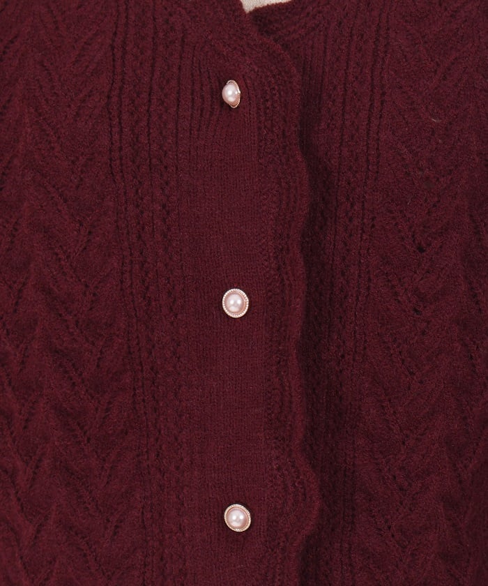 Seasonal Fruits Knit Cardigan