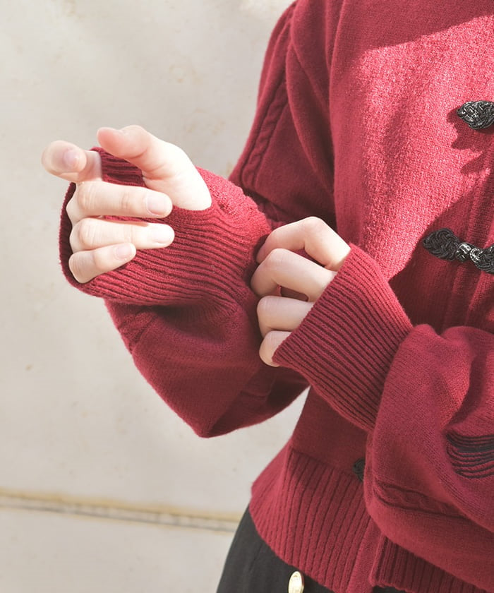 Tassel Embroidery Chinese Style Cardigan