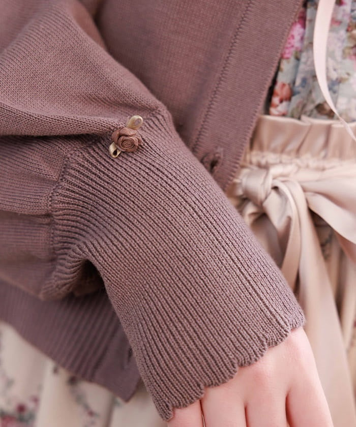 Flower Garden Embroidery Cardigan