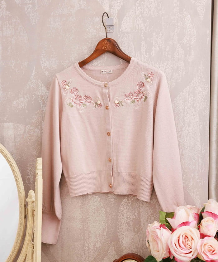 Flower Garden Embroidery Cardigan