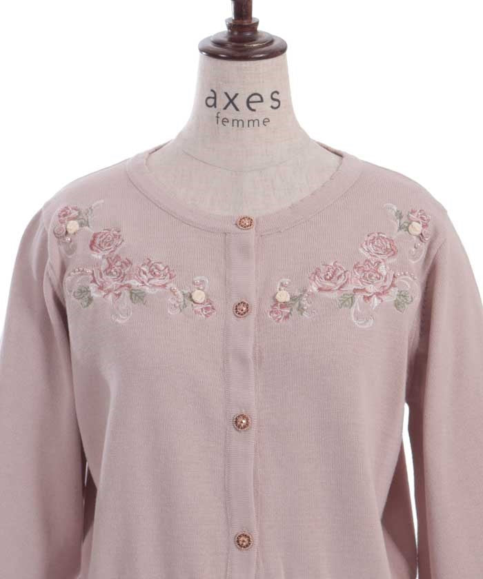 Flower Garden Embroidery Cardigan