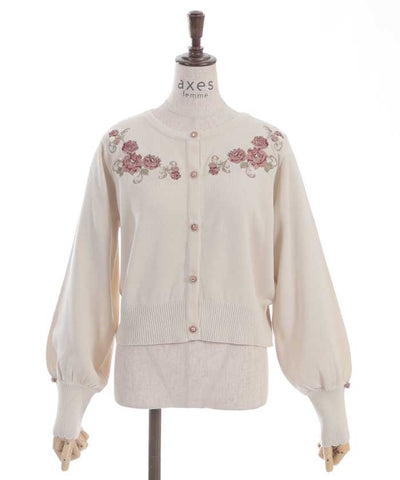 Flower Garden Embroidery Cardigan