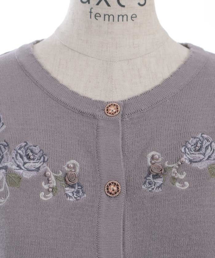 Flower Garden Embroidery Cardigan