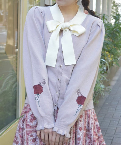 Rose Stained Glass Cardigan