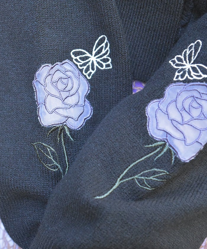 Rose Stained Glass Cardigan