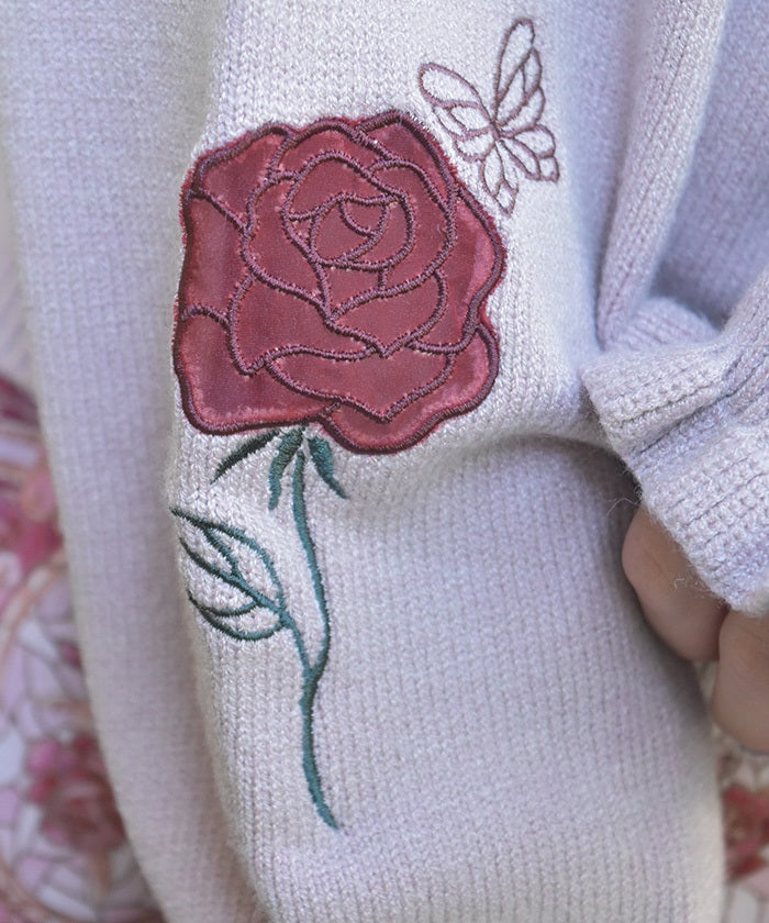 Rose Stained Glass Cardigan