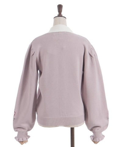 Rose Stained Glass Cardigan