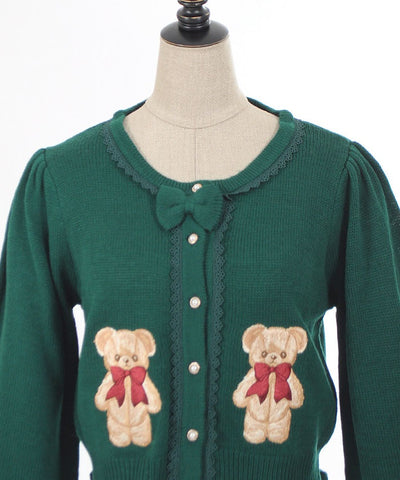 Fluffy Bear Knit Cardigan