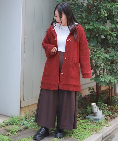 Boa Lining Knit Coatigan