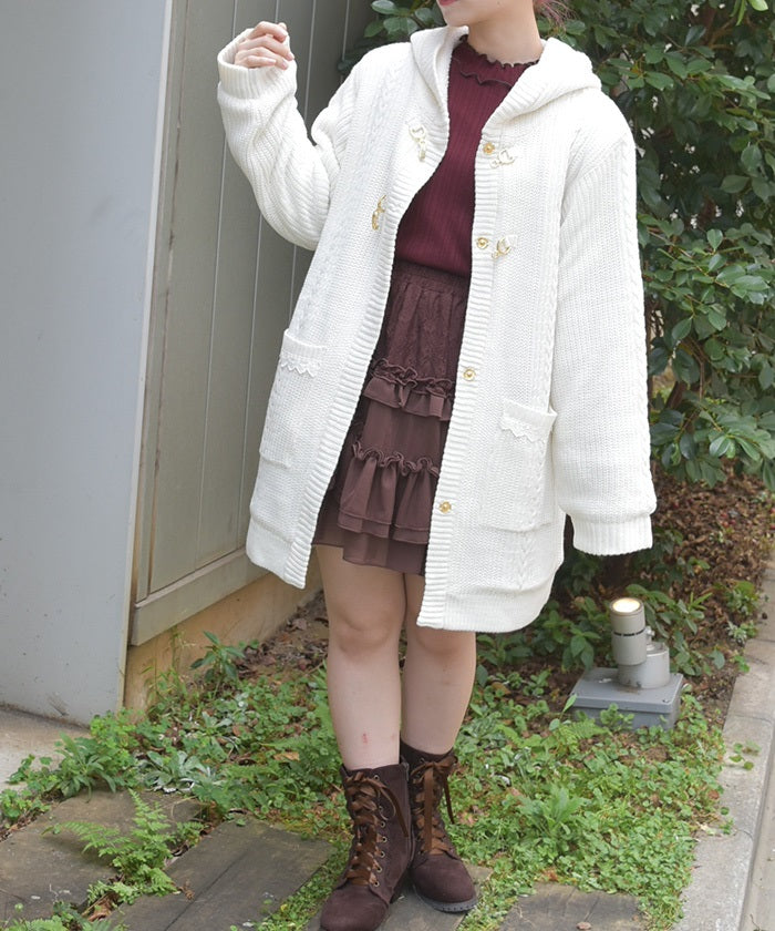 Boa Lining Knit Coatigan