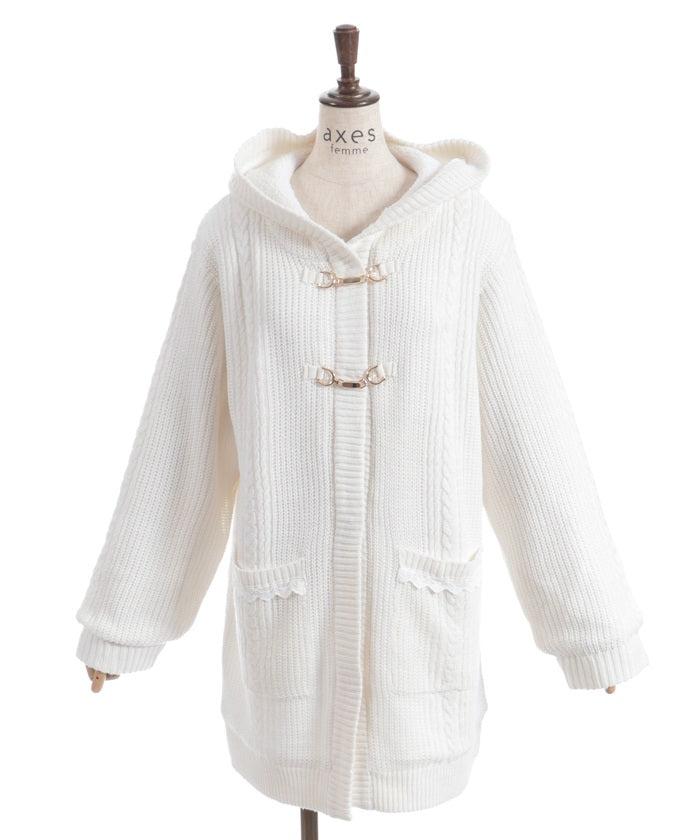 Boa Lining Knit Coatigan