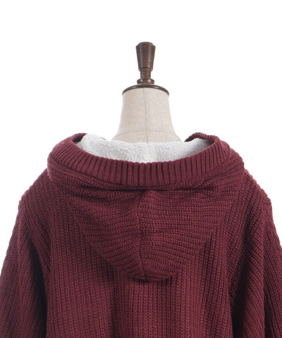 Boa Lining Knit Coatigan