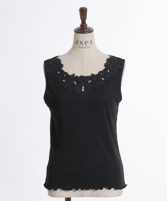 Quick-Dry Lace Tank Top